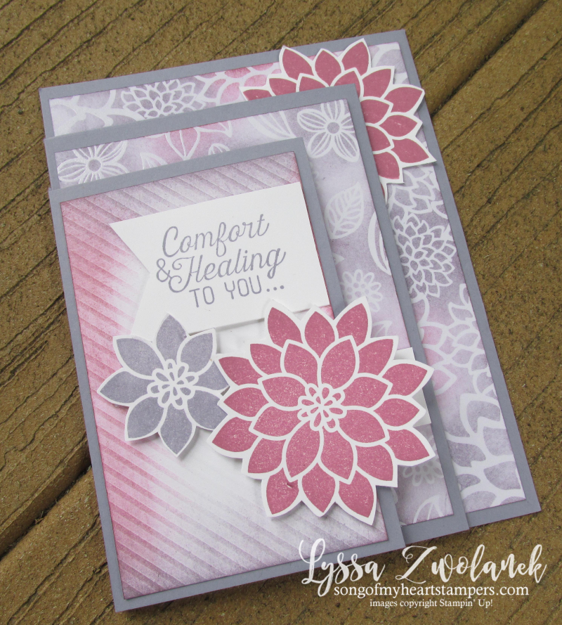 Four Fold fourfold technique card tutorial cardmaking stampin up sketches