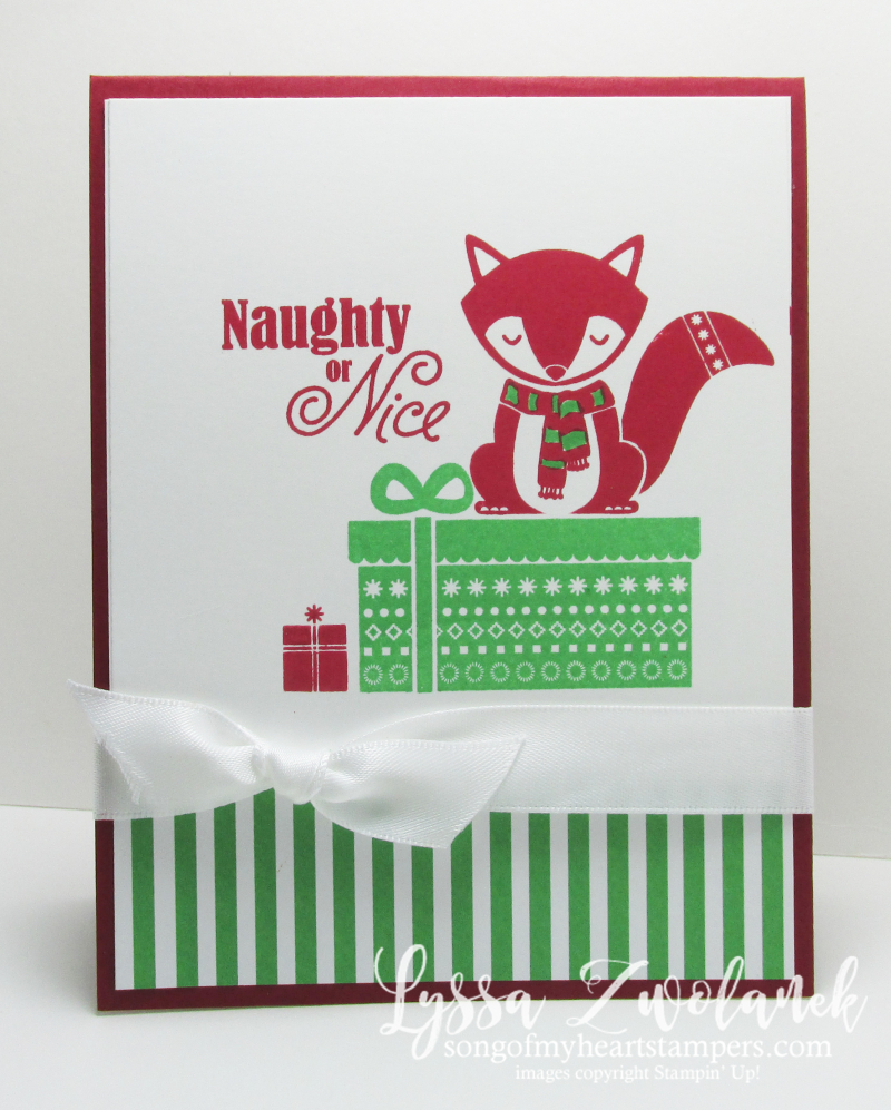 Cozy Critters hostess exclusive stamp set Stampin Up 2016 Holiday Catalog