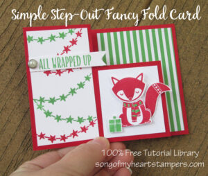 Photo Tutorial: Simple Step-Out Fancy Fold