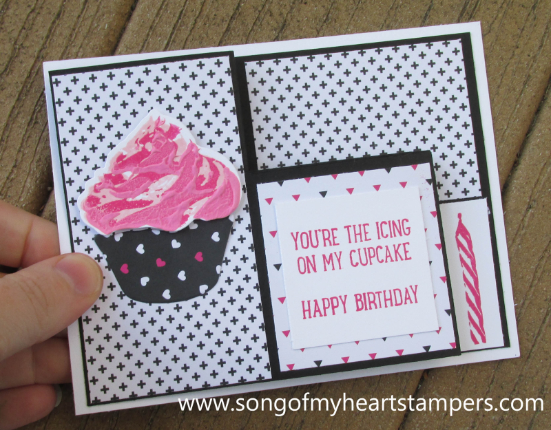 Simple step out cardmaking tutorial fancy fold birthday cheat sheets