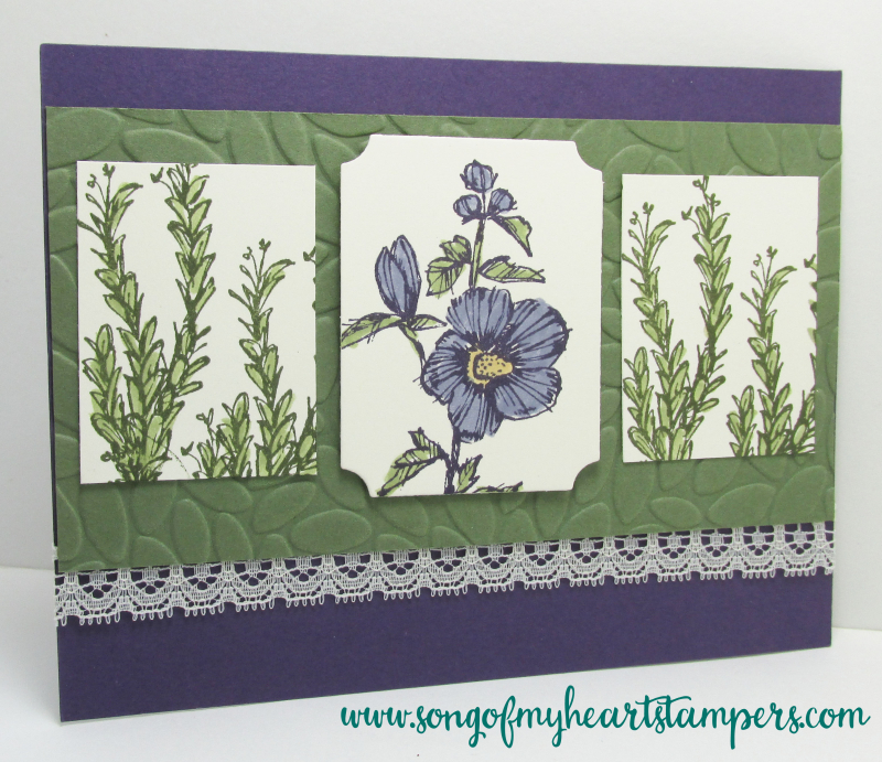 Fabulous FloraStampin Up hostess set artistic wildflower hand drawn