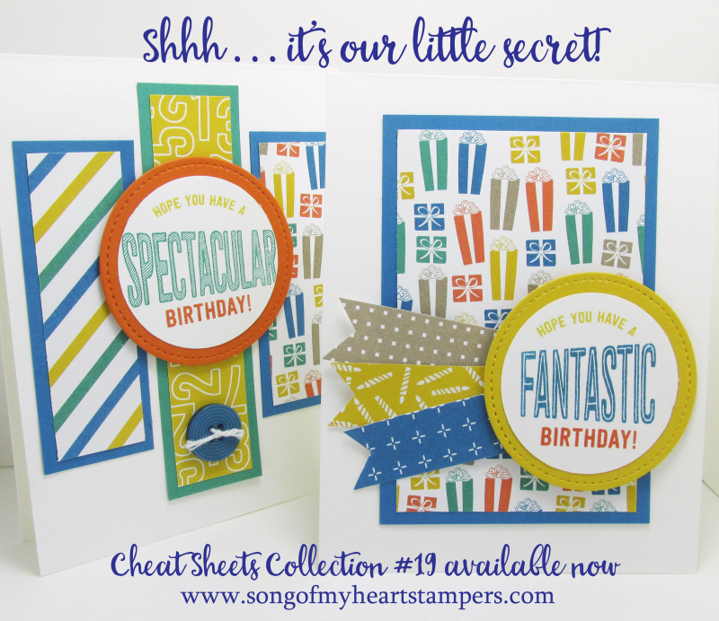 Our little secret Cheat Sheets Collections from Song of My Heart Stampers