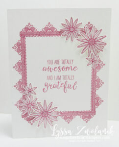 Lace & Daisies Thank You Card