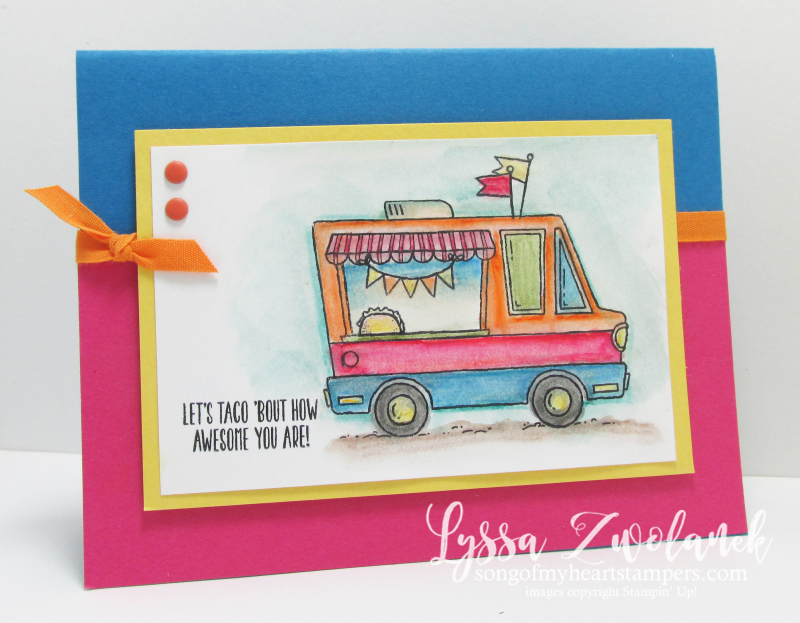 Taco truck ice cream Sale_A_Bration 2017 Stampin Up SAB