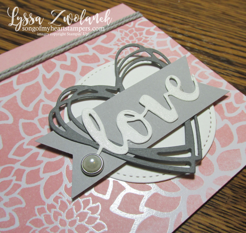 Irresistibly Floral emboss resist technique papers giveaway wedding card Sizzix Stampin Up