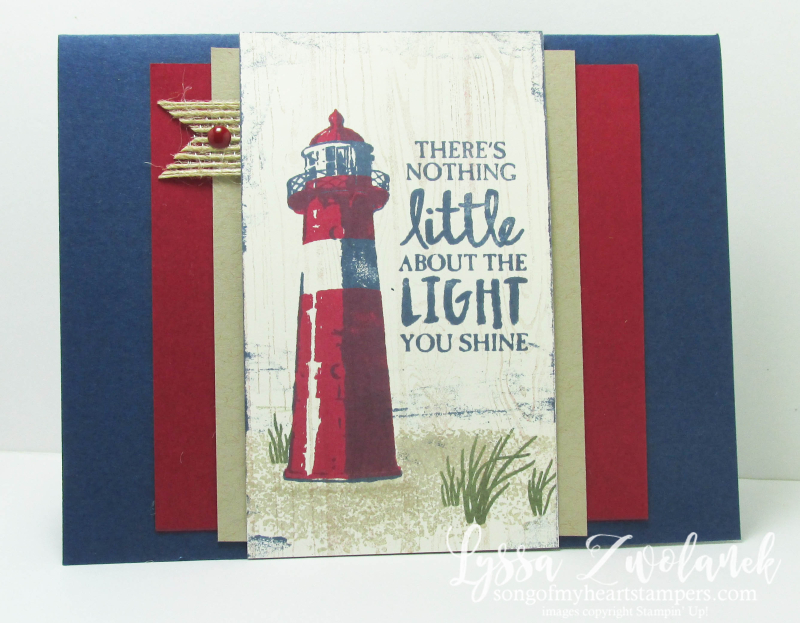 High Tide seashore lighthouse stamp set segulls ocean Stampin Up