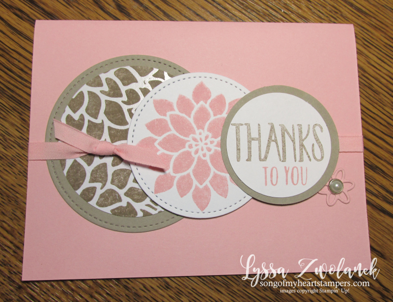 Irresistibly Floral emboss resist technique papers giveaway thank you card Sizzix Stampin Up