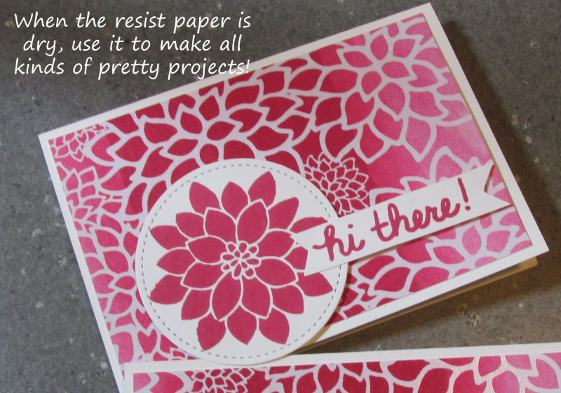 Ombre Resist Technique Sale_A_Bration Stampin Up Lyssa Zwolanek card tutorial