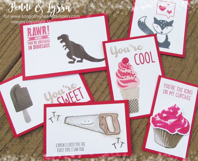 Classroom kids valentines from rubber stamps children craft project DIY valentine