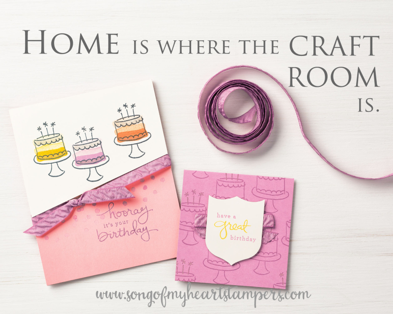 Home is where the craft room Song of My Heart Stampers