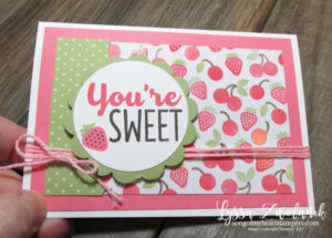 Sweet Strawberry notecards