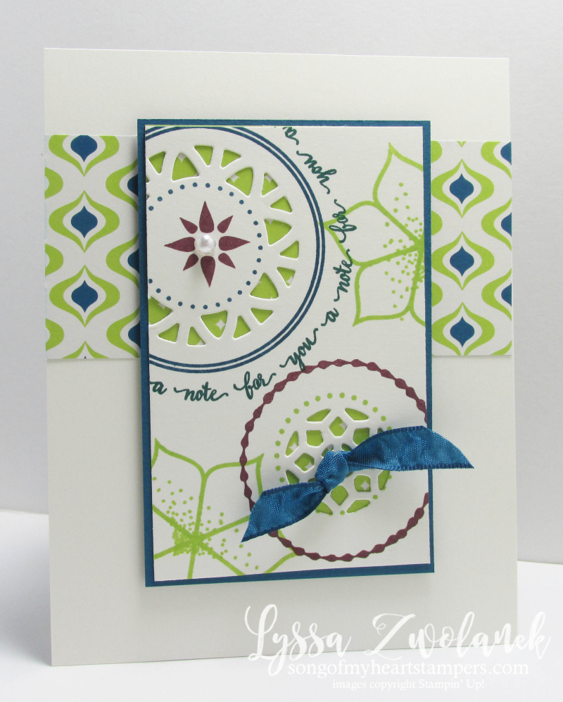 Eastern Palace Stampin Up new catalog preorder big shot in colors Lyssa song my heart