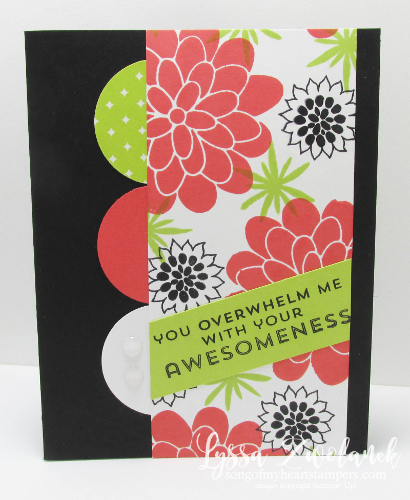 Flower Patch Stampin Up Sizzix Lemon Lime Twist new in color combo handmade cards