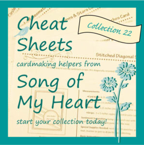 NEW! Cheat Sheets Collection #22 released from Song of My Heart Stampers!