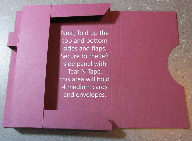 Super Easy Stationery Box with Pen tutorial card Song of My Heart Lyssa Stampin Up