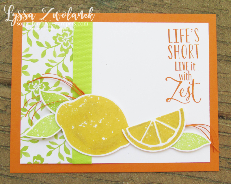 Zest Lemon Bundle Punch Stampin Up rubber stamps free catalog Shop with Lyssa lemons orange citrus lime