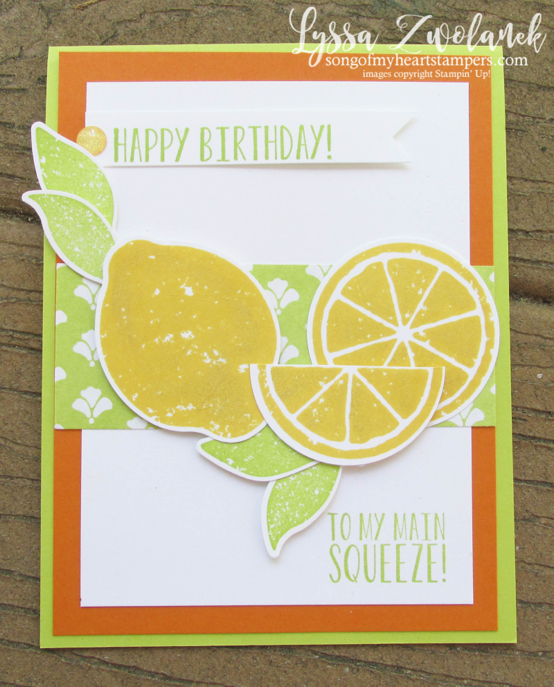 Zest Lemon Bundle Punch Stampin Up rubber stamps free catalog Shop with Lyssa lemons oranges slices lime