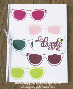 Ready to Make It? You Dazzle Me Sunglasses Card