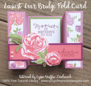 Photo Tutorial: Easiest Ever Bridge Fold Card