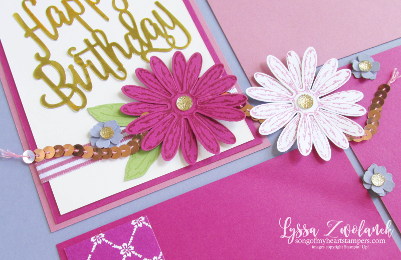 Birthday daisies daisy punch stampin up ideas pages days 31 scrapbooking layouts cards Lyssa