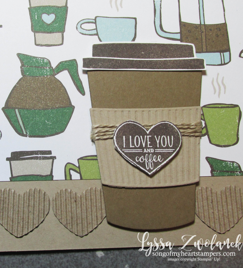 Coffee Cafe Break suite papers dies Class Month Club Lyssa Stampin Up