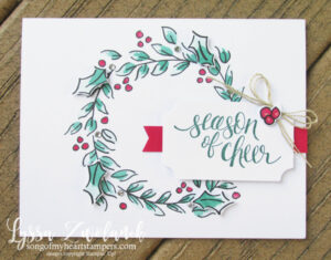 Watercolor Christmas kit makes 20 holiday cards in no time flat!