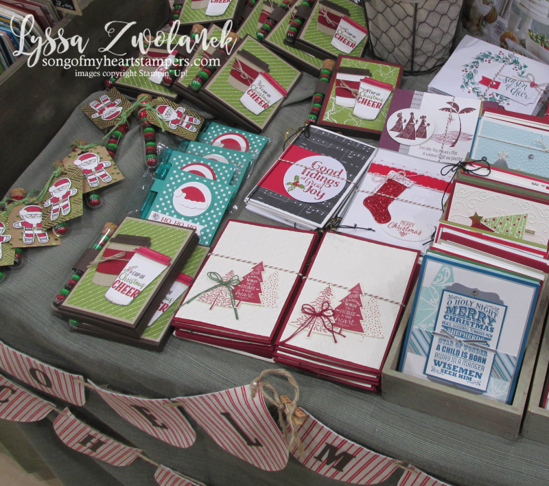 Craft fair display best sellers Stampin Up Lyssa show vendor 2