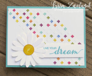 Stampin Blends on Embossing Paste Background