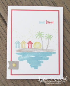 Ready to Make it? Beachy Sunset card