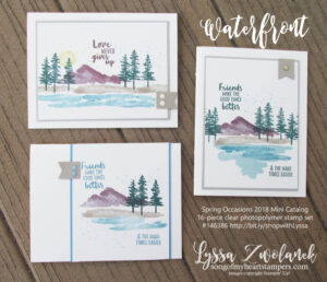 New Waterfront stamp set looks like tiny watercolored artwork