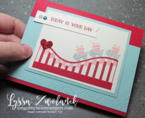 Rollercoaster of Love! Ready for a thrill ride pop up card?