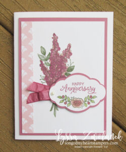 Lots of Lavender anniversary card