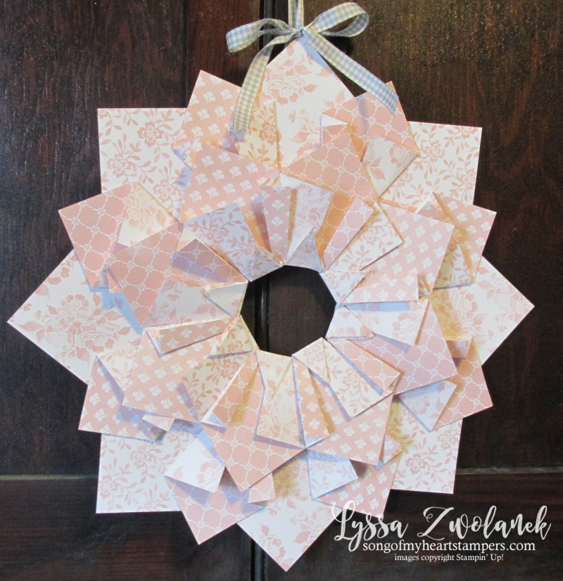 Quilted paper wreaths extra large double papercrafts crafts DIY wreath idea front door