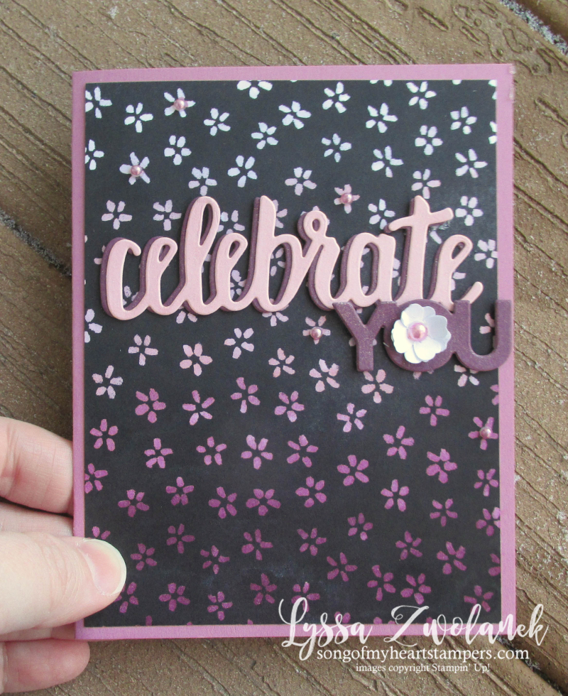 Petal Passion black white coloring Stampin Up alcohol Blends saleabration thinlets celebrate you stamps