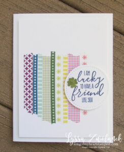 Mini Photo Tutorial: miniature shamrock punch art card