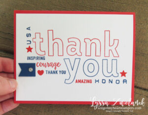 Honor Flight thank you card event