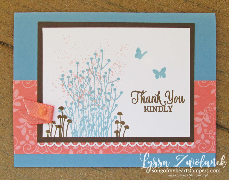 Enjoy life stampin up cardmaking rubber stamps shop Lyssa Delightfully detailed