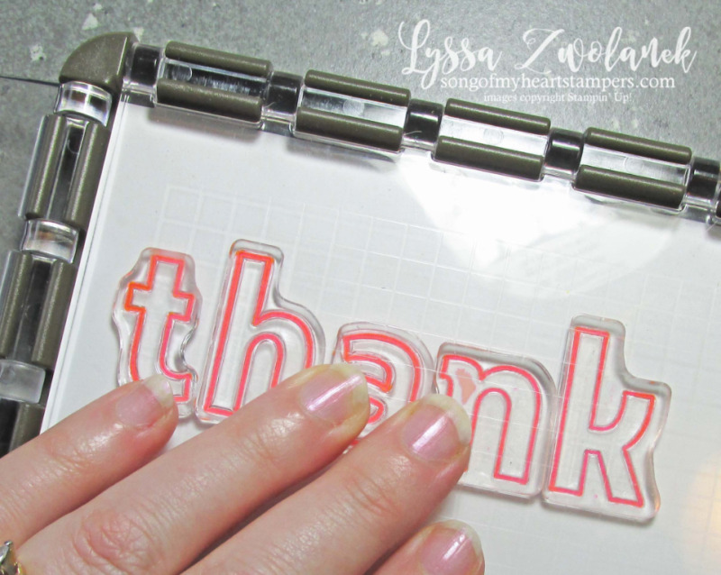 Stamparatus tricks tips stampin up technique storage line up stamps Lyssa