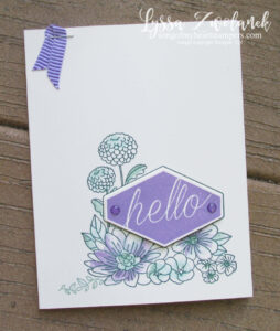 Ready to Make It? Accented Blooms card