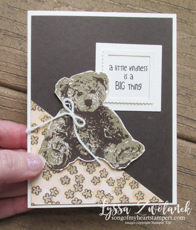 Big baby bear stamparatus stampin up positioning tool placement guide tutorial