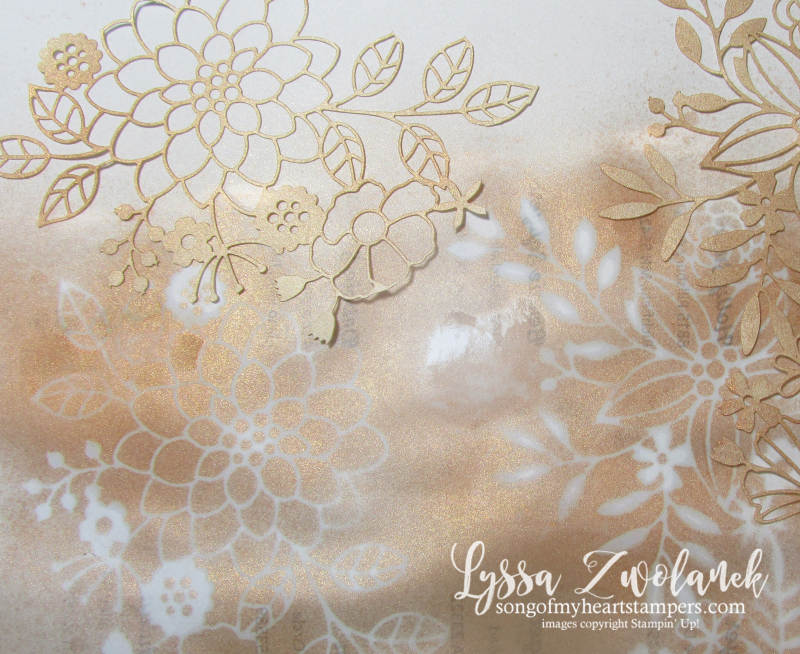 Delightfully detail lace lasercut papers 12x12 sheet Stampin Up wedding invitations