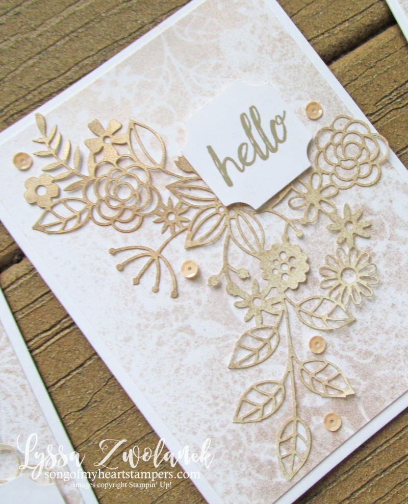 Delightfully detail lace lasercut papers 12x12 sheets Stampin Up wedding card invitations