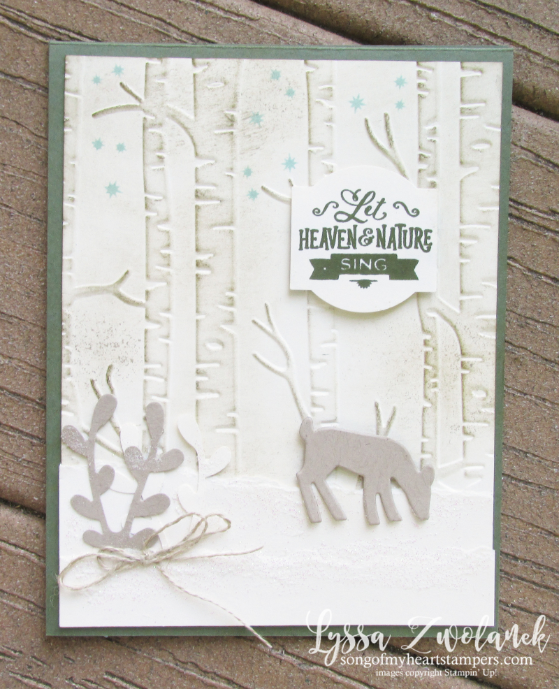 Dashing deer christmas holiday DIY cardmaking Stampin' Up rubber stamps sizzix