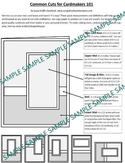 Common Cuts for Cardmakers Sample Song of My Heart Stampers