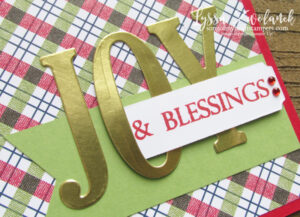 Large Letters Christmas Card