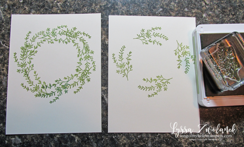 Wreath building tutorial no template necessary rosemary seasoned with kindness stampin up