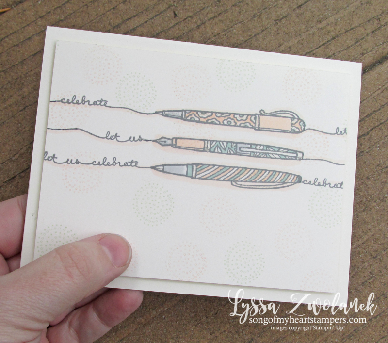 Balloon celebration crafting forever Stampin Up desk pens office cardmaking