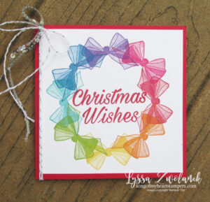 Video Tutorial: Rainbow Wreath Card