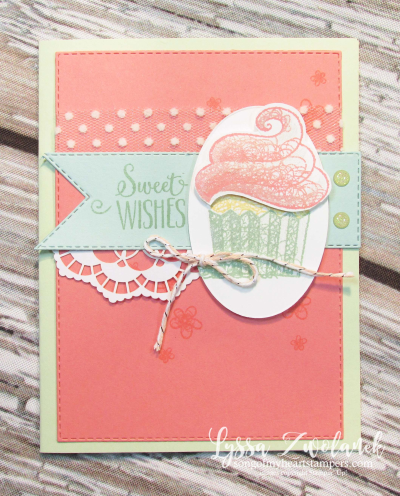 Hello cupcake SAB stampin up saleabration rubber stamps sale party birthday