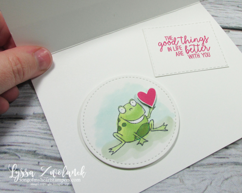 So Hoppy For You stampin up saleabration 2019 frog cards froggie stamps